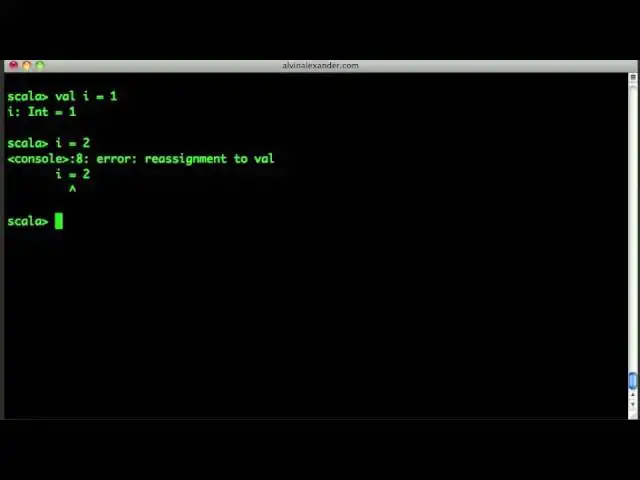 Video thumbnail for Introduction to the Scala REPL and variables
