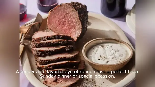 Video thumbnail for eye round roast recipe