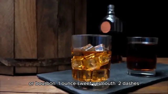 Video thumbnail for manhattan cocktail recipe