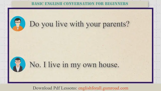 Video thumbnail for Basic English Conversation for Beginners #49
