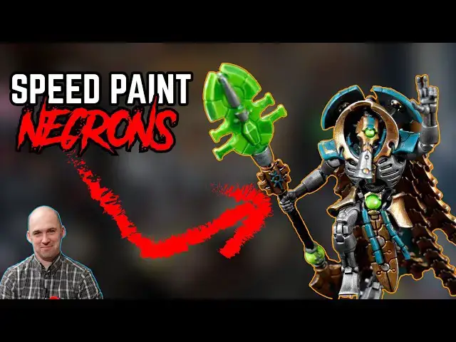 'Video thumbnail for SPEED PAINT a Nihilakh Dynasty Necron KILL TEAM with Peachy'