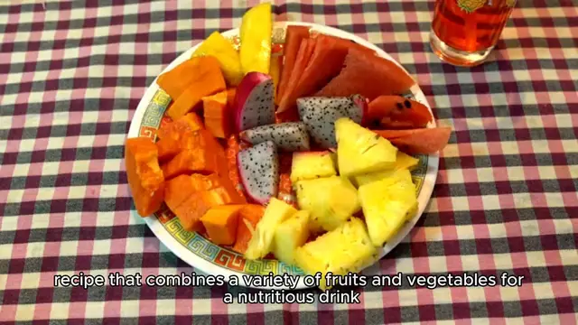 Video thumbnail for juicing recipe