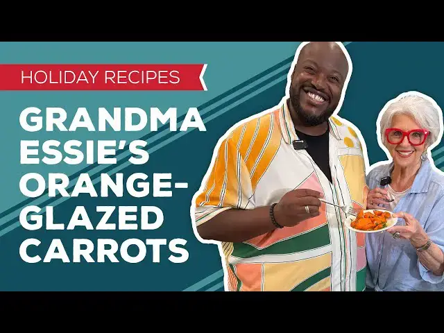 Video thumbnail for Holiday Cooking & Baking Recipes: Grandma Essie’s Orange-Glazed Carrots Recipe | Thanksgiving Sides