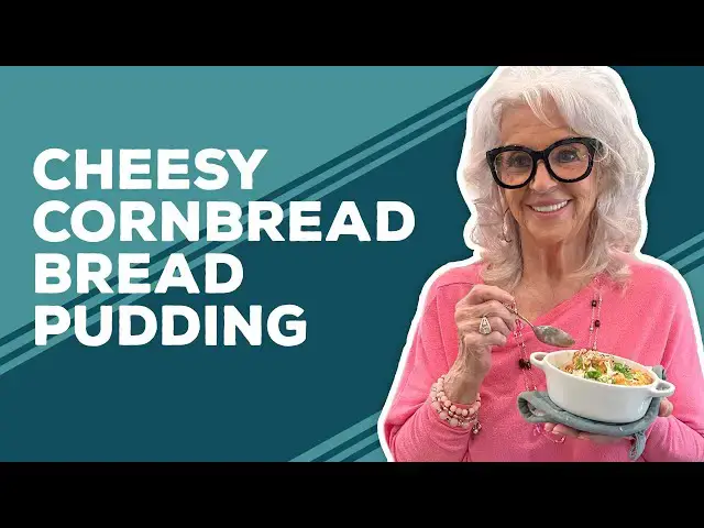 Video thumbnail for Love & Best Dishes: Cheesy Cornbread Bread Pudding Recipe | Valentine's Day Side Dish Ideas