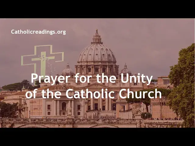 Video thumbnail for Prayer for the Catholic Church