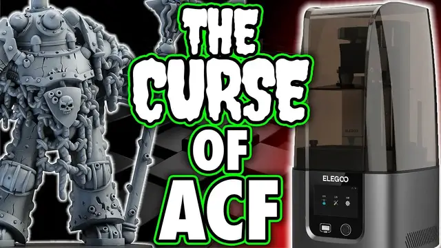 'Video thumbnail for Elegoo Mars 4 Ultra Review and The CURSE of ACF'