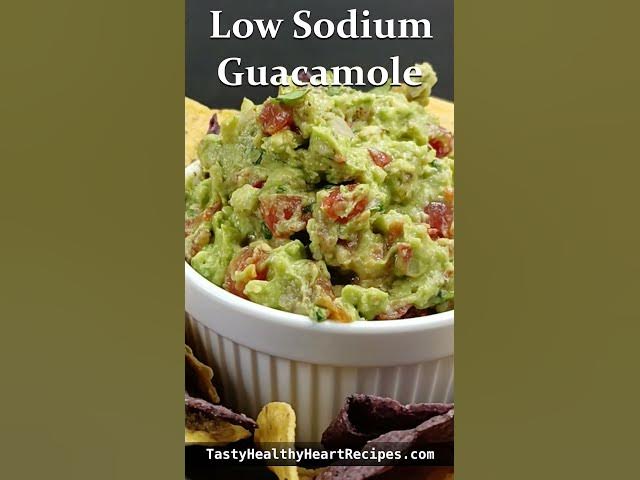 Video thumbnail for Low Sodium Guacamole Recipe