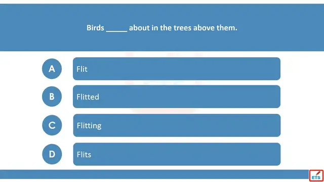 Video thumbnail for English Verb Tenses: Flit, Flits, Flitted, Flitting Quiz