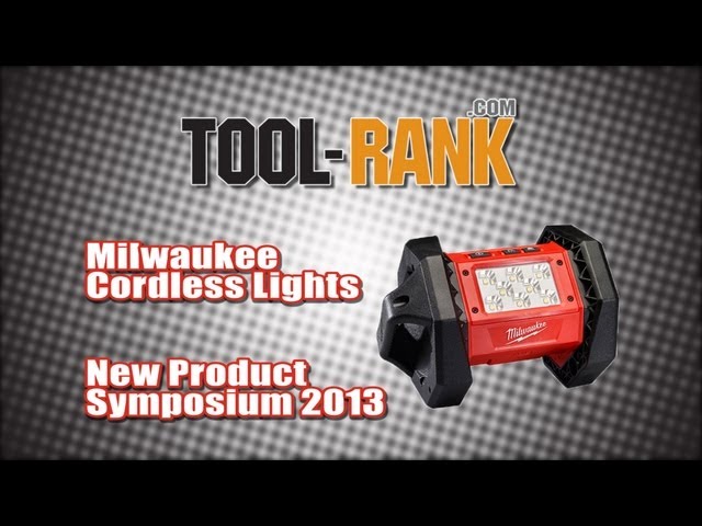Video thumbnail for Milwaukee Cordless Work Lights - New Product Symposium 2013
