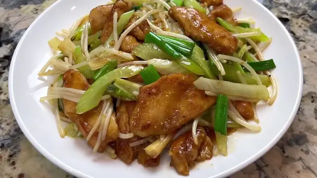 'Video thumbnail for Chicken Chop Suey ¦ Chicken And Mix Vegetable Stir Fry ¦ Beansprout And Chicken Stir Fry Recipe (720p 60fps)'