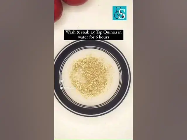 Video thumbnail for Protein rich quinoa banana porridge for baby (9 months+) #shorts