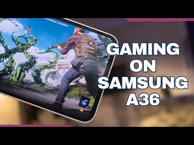 Video thumbnail for Samsung Galaxy A36 5G Gaming Test | PUBG Mobile Performance Review