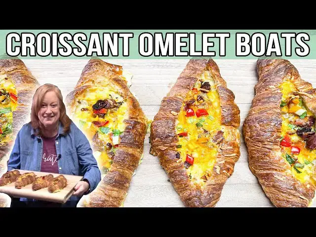 Video thumbnail for CROISSANT OMELET BOATS Delicious Breakfast or Brunch Idea