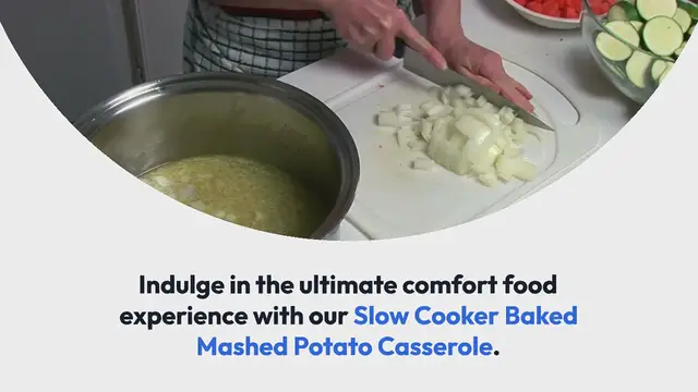 Video thumbnail for Slow Cooker Baked Mashed Potato