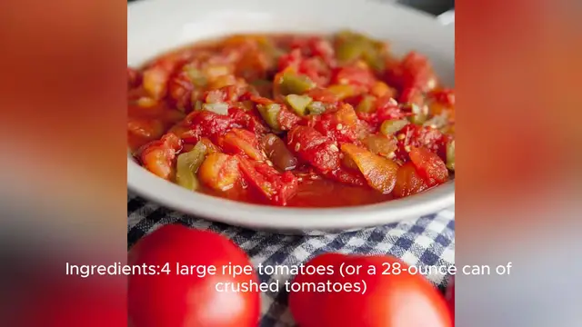 Video thumbnail for stewed tomatoes recipe