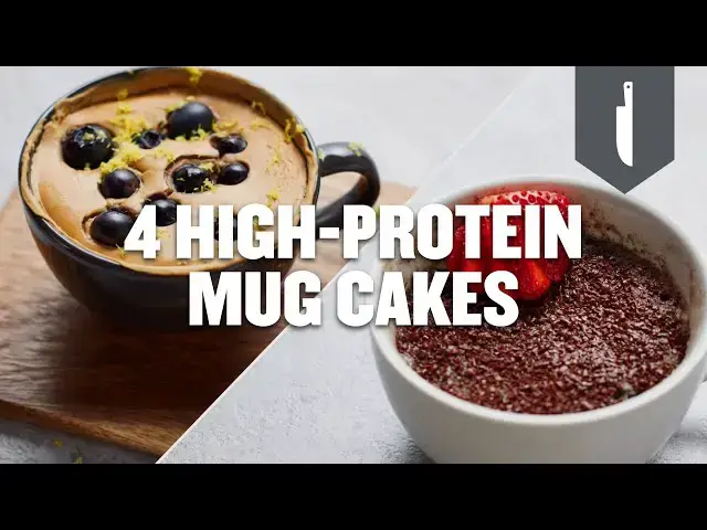 Video thumbnail for 4 Protein Mug Cake Recipes | Chocolate Mug Cake | Myprotein
