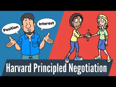 'Video thumbnail for Master the 4 Harvard Negotiation Principles for Effective Conflict Resolution'