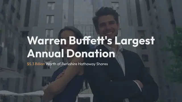 Video thumbnail for Warren Buffett gives away another $5.3 billion, says his children will manage his estate