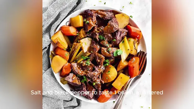 Video thumbnail for pot roast crock pot recipe