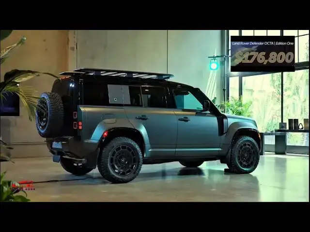 'Video thumbnail for 2025 Land Rover Defender OCTA / Edition One  - A look at the most powerful Defender-'