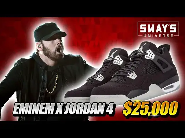 Video thumbnail for Two J's & The Shoe Surgeon Talk Sneaker Culture and The Eminem Jordan 4s worth $25,000
