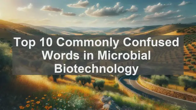 Video thumbnail for Top 10 Commonly Confused Words in Microbial Biotechnology