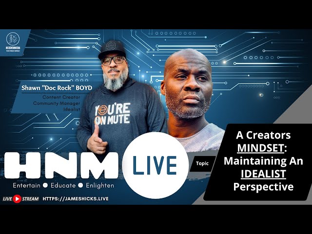 Video thumbnail for A Creators MINDSET - Maintaining An IDEALIST Perspective - 1:1 w/ @DocRock