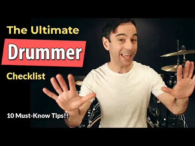 Video thumbnail for 10 Things Drummers Should Practice | Tips For Beginner Drummers | 10 Must-Know Drummer Tips