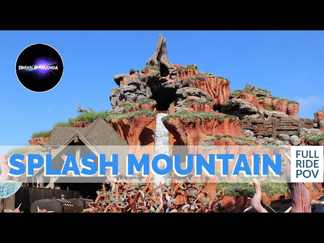 Video thumbnail for Splash Mountain Front Row POV - Magic Kingdom - Walt Disney World