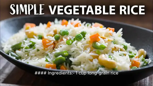 Video thumbnail for rice recipe