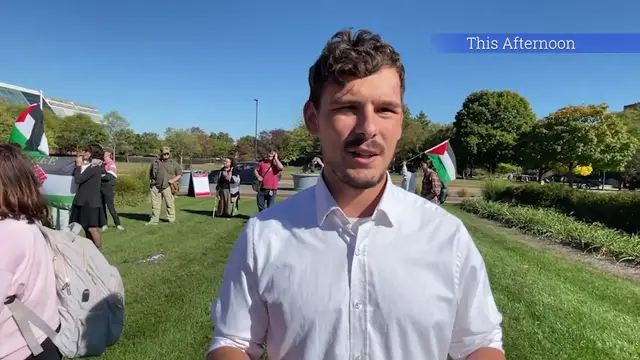 Video thumbnail for The CI: Jackson Franklin on NewsLink Indiana's Questions About Student Media, Not the Protest