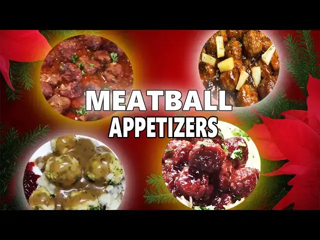 Video thumbnail for 7  MEATBALL RECIPES for Appetizers, Holidays, or Game Day