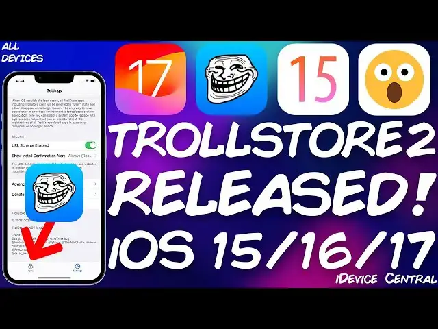 Video thumbnail for TrollStore 2 RELEASED! iOS 15.5 - 16.6.1 / 17.0 ALL DEVICES! Sign Apps Permanently, No Revokes!
