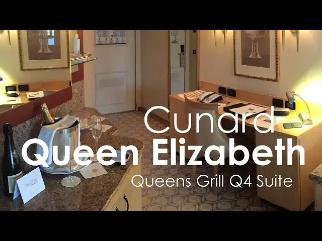 Video thumbnail for Cunard Queen Elizabeth Queens Grill Q4 Suite 7103