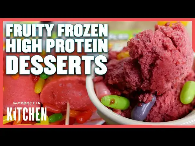 'Video thumbnail for 2 Deliciously Fruity MIKE AND IKE Clear Whey Protein Frozen Dessert Recipes | Myprotein'