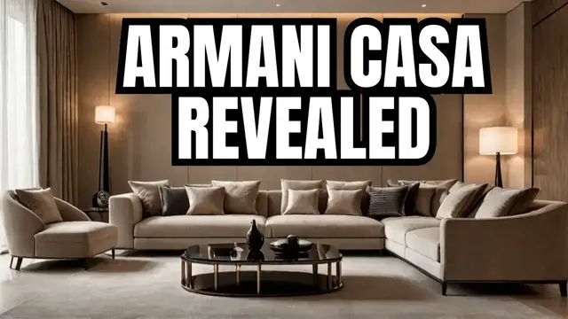 Video thumbnail for Armani Casa Elegance