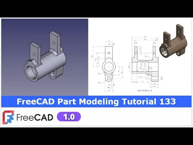 'Video thumbnail for FreeCAD Part Modeling Tutorial 133 | FreeCAD Tutorial | 3D Modeling Tutorial | FreeCAD Community'