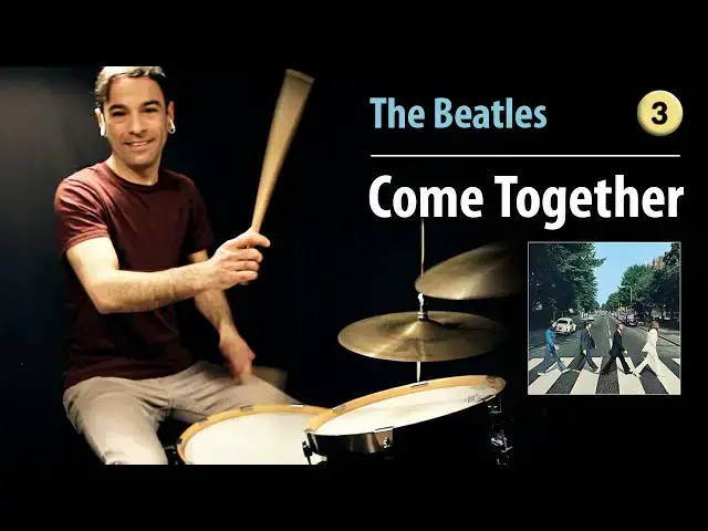 Video thumbnail for "Come Together" - The Beatles | Drum Lesson | Drum Cover | Fun Songs On Drums