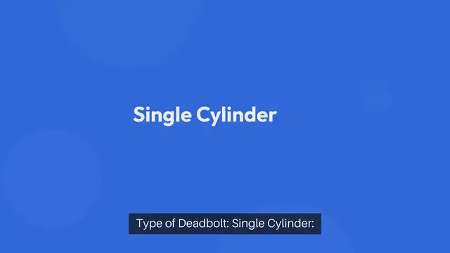 Video thumbnail for How to Choose Deadbolts for Your Home