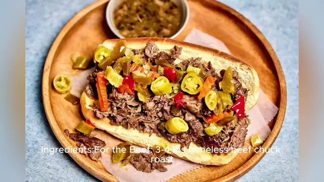 Video thumbnail for italian beef sandwich recipe
