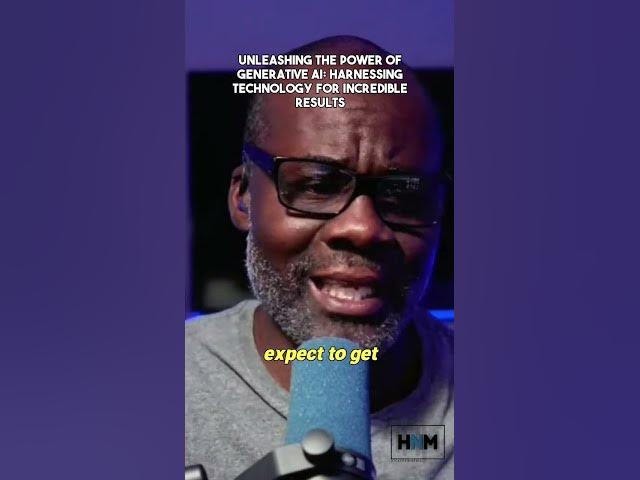 Video thumbnail for Harness The Power of Generative AI Tech For Incredible Results
