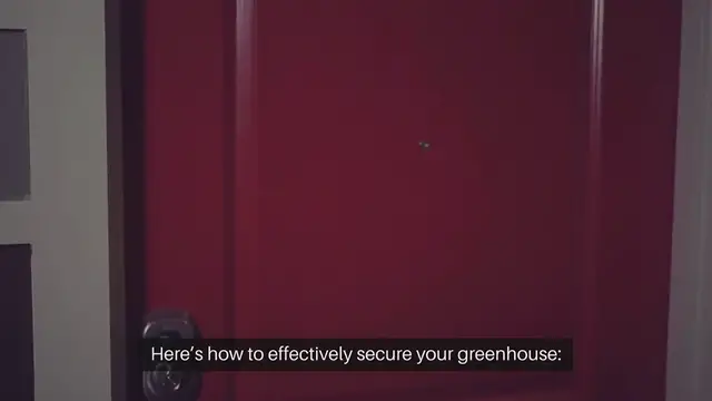 Video thumbnail for How To Secure Your Homes Greenhouse