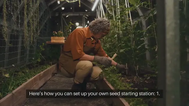 Video thumbnail for DIY Seed Starting Station