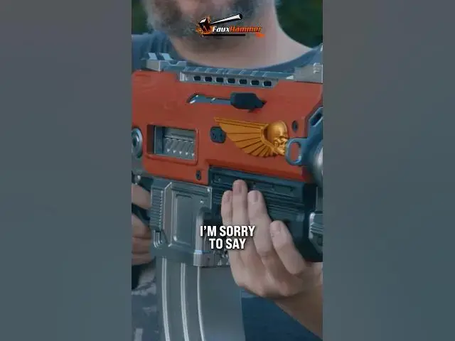 Video thumbnail for Realistic 40k Bolter - Full Vid in Description #3dprinting  #warhammer