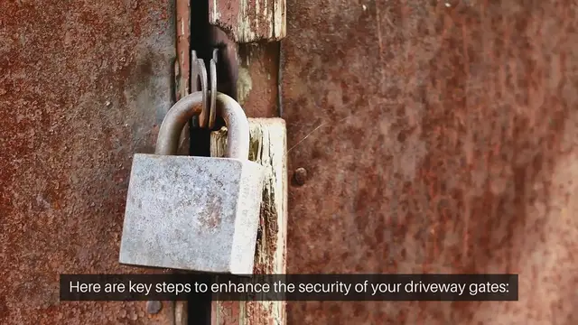 'Video thumbnail for How To Secure Your Homes Driveway Gates'