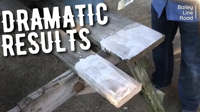 'Video thumbnail for Easy & POWERFUL Weathered Wood Restoration'