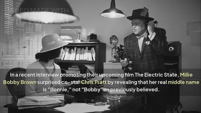 'Video thumbnail for Millie Bobby Brown Stuns Chris Pratt with Real Name Reveal, Slams Critics Over Appearance Scrutiny'