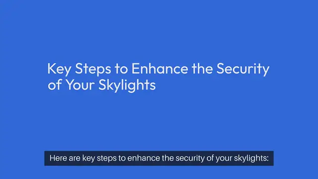 Video thumbnail for How To Secure Your Homes Skylights