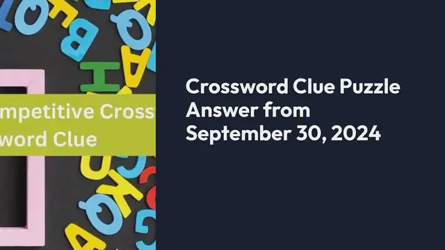 Video thumbnail for NYT Stat Of Interest To A Competitive Crossword Solver Crossword Clue Puzzle Answer from September 30, 2024
