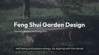 'Video thumbnail for Feng Shui Garden Design'